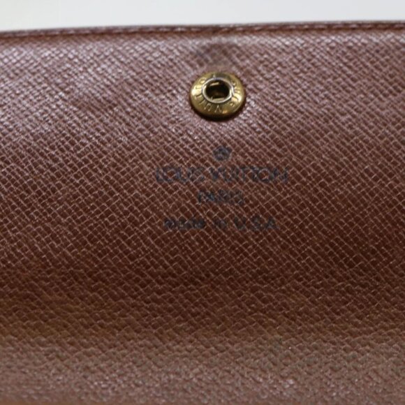 LOUIS VUITTON Monogram Porte Tresol International Wallet M61215 LV Auth 52463 - Picture 13 of 15